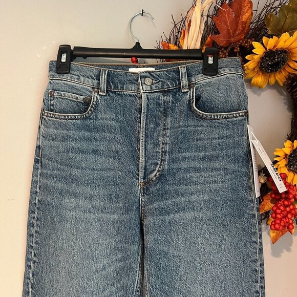 Boyish THE MIKEY High Waist Wide Leg Jeans Sz 26 in MIRROR - Picture 3 of 11